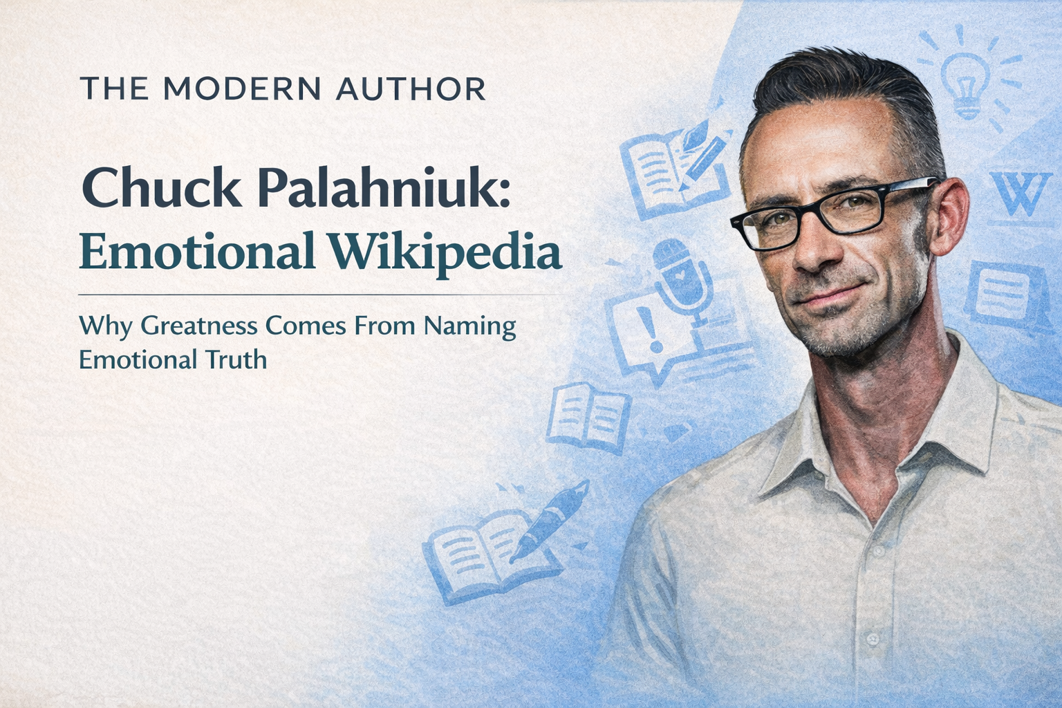 The Modern Author: Chuck Palahniuk on Building Your Emotional Wikipedia