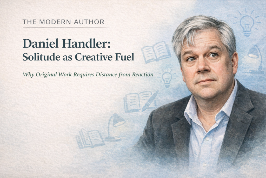 Daniel Handler has never treated solitude as a problem to be solved.

Across his work, both under his own name and as Lemony Snicket, long stretches of 

aloneness are not explained away, filled, or apologized for. They are protected.

The work is not shaped in conversation. It is not refined in public. It does not begin with feedback.

Before it is shared, it is allowed to be strange, unresolved, and private.