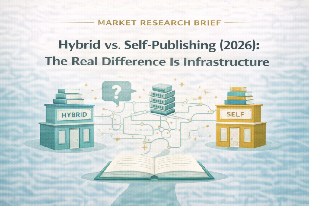 This brief explains the real tradeoff:

Hybrid publishing trades capital for focus, structure, and launch readiness.

Self-publishing trades money saved for time, coordination, and execution risk.

If your book is meant to drive authority, clients, speaking, or enterprise opportunities, this decision is not stylistic.

It’s infrastructure.