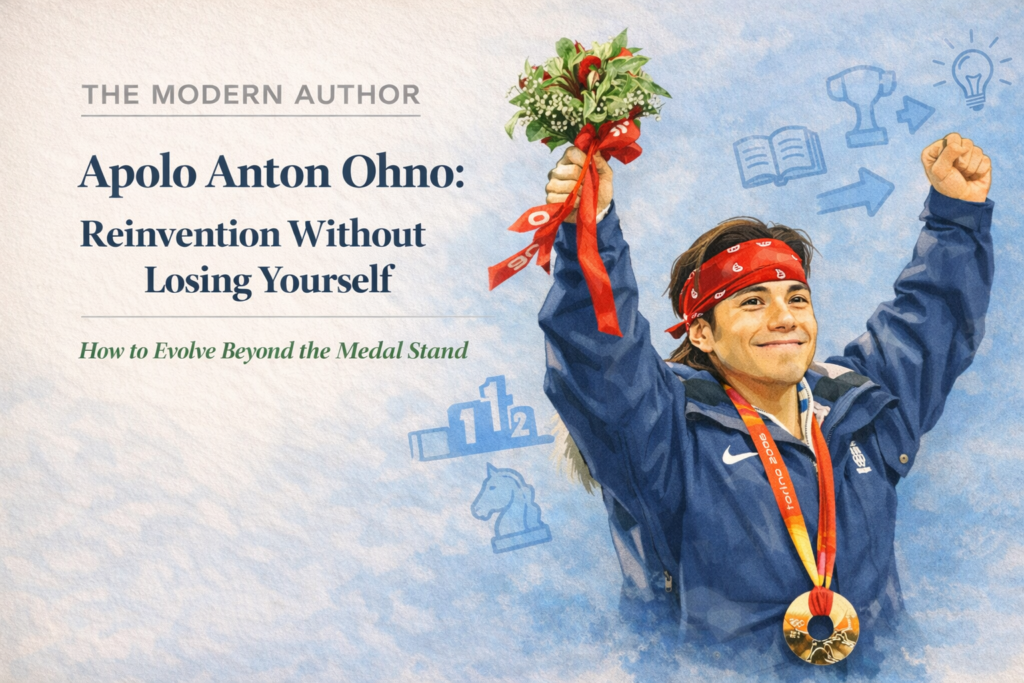 Apolo Anton Ohno’s career suggests something more disciplined.

Reinvention becomes possible when identity separates from past achievement.

When process matters more than applause.

And when you move quickly enough that nostalgia never calcifies into paralysis.

The medals were real.