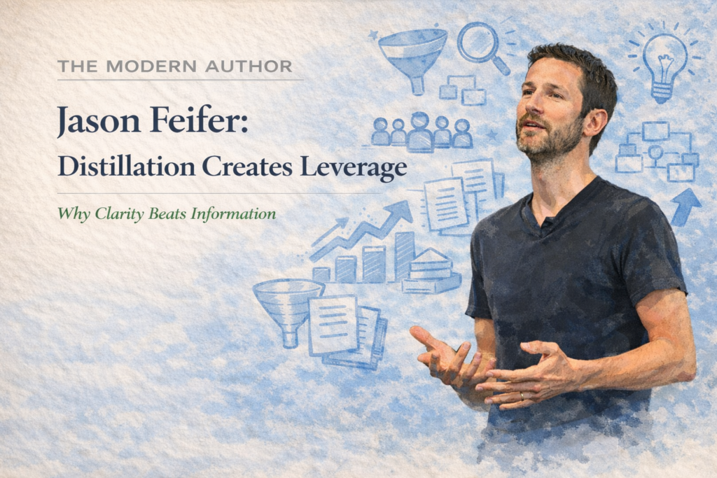 Jason Feifer’s books land because he doesn’t accumulate insights.

He patterns them for a specific reader.

Then he builds the book, and the launch, as one integrated tool inside a larger opportunity strategy.

Information is abundant.