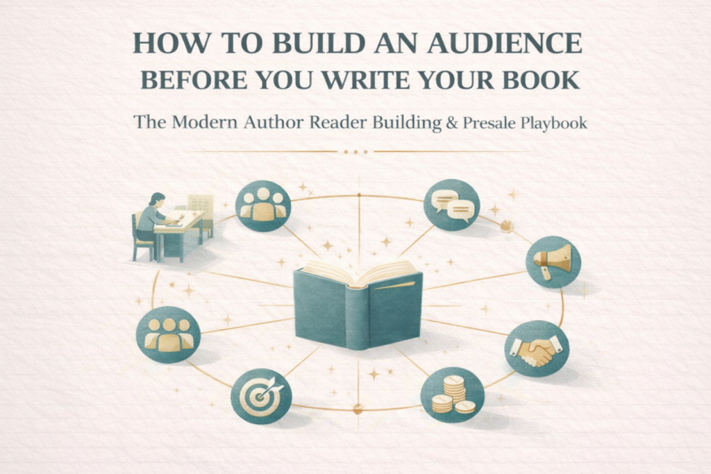 Most first-time nonfiction authors still follow the traditional sequence:

Write the book
Publish it
Then market it

That sequence is a holdover from an older publishing economy, one built around bookstores, gatekeepers, and institutional distribution.

In 2026, it reliably produces the same outcome: a finished manuscript that launches into silence.