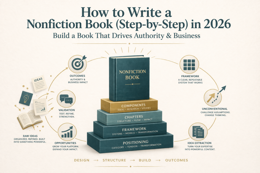 Most authors don’t start with a lack of ideas.
They start with too many.

Notes are scattered across documents, voice memos, slide decks, and past work. There are outlines that were started, chapters that were attempted, and fragments that feel promising but incomplete.